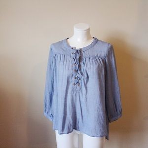 Forever21 Lace up Women Top